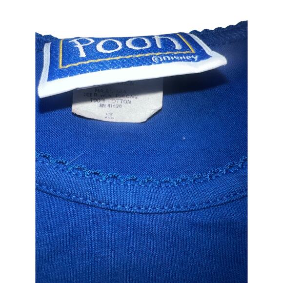 Vintage 90s Winnie the Pooh , Tiger, Piglet women's graphic blue tank top XL - Picture 6 of 6
